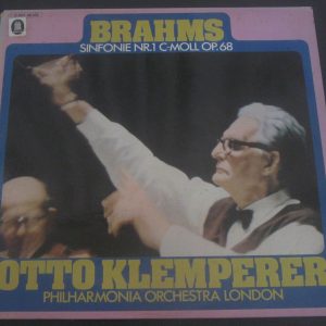 Brahms Symphony No. 1 Klemperer EMI Electrola 1C 053-00 466 LP