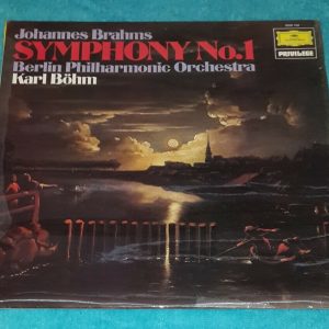 Brahms : Symphony no. 1 Karl Bohm  DGG 2535 102 LP EX