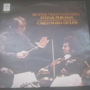 Brahms : Violin Concerto Itzhak Perlman / Carlo Maria Giulini ANGEL ASD 3385 LP