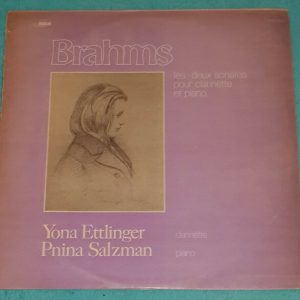 Brahms sonatas for clarinet & piano Ettlinger Salzman  RCA FRL1 0131 LP Rare !