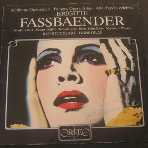 Brigitte Fassbaender / Graf Opera Arias Handel Gluck Mozart Etc Orfeo lp Digital
