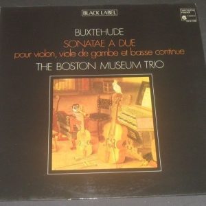 Buxtehude Sonatae A Due  Boston Museum Trio Harmonia Mundi ‎ HM B 1089 LP