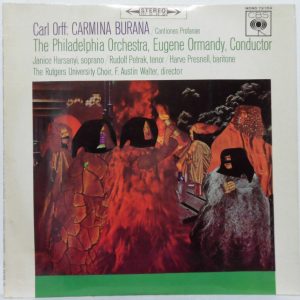 Carl Orff – Carmina Burana Philadelphia Orchestra Eugene Ormandy CBS 72169 Mono