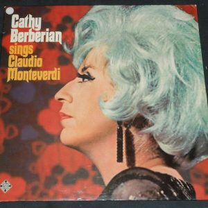 Cathy Berberian ‎– Sings Claudio Monteverdi Telefunken ‎ 6.41956 lp EX