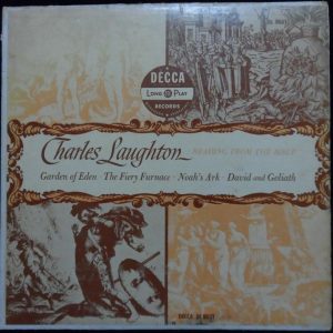 Charles Laughton – Reading from the Bible LP Garden of Eden DECCA DL 8031 USA