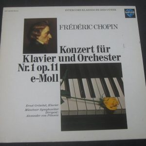 Chopin – Piano Concerto No. 1 Von Pitamic / Groschel Saphir ‎ INT 120.882 lp EX