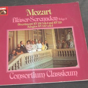 Consortium Classicum – Mozart Bläserserenaden HMV EMI ELECTROLA lp