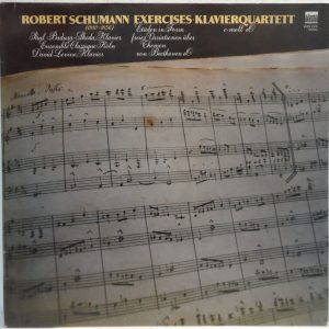 David Levine / Paul Badura-Skoda Schumann- Exercises Klavierquartett LP Schwann