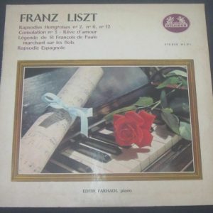EDITH FARNADI – LISZT Piano works Heliodor 478 639 LP EX
