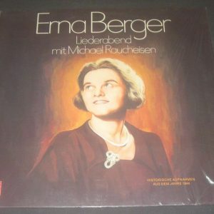Erna Berger – Liederabend Piano – Michael Raucheisen BASF LP EX