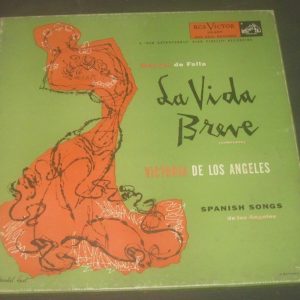 FALLA – VIDA BREVE – LOS ANGELES HALFFTER – RCA LM 6017 2 LP BOX 50’s