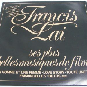 FRANCIS LAI – Movies Sound Tracks collection LP UN HOMME ET UNE FEMME Israel