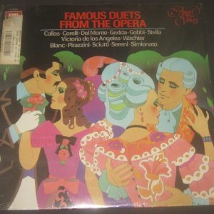 Famous Duets callas / corellie / del monte / gedda Etc EMI Angel AV-34008 LP EX