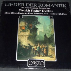 Fischer-Dieskau Klocker Wallendorf Holl – Lieder der Romantik Orfeo LP EX