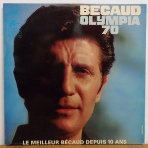 Gilbert Becaud – A L’Olympia 1970 LP France Chanson Vinyl Record