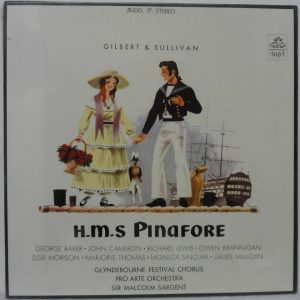 Gilbert & Sullivan – H.M.S Pinafore 2LP Box SEALED Pro Arte Sargent ANGEL 3589