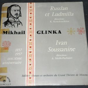 Glinka  Russlan Et Ludmilla Kondrachine  Melik-Pachaiev Chant Du Monde 2 lp Rare