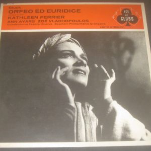 Gluck – Orfeo Ed Euridice (Abridged Version) Ferrier / Stiedry DECCA ACL 293 lp