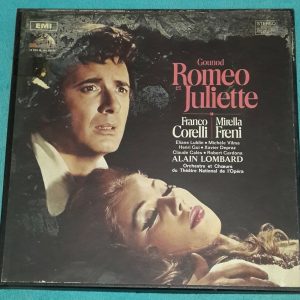 Gounod – Romeo And Juliet ‎  Alain Lombard   HMV 235-7  Gold label 3 LP Box