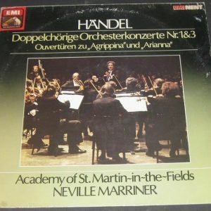 Handel – Doppelchörige Orchesterkonzerte 1 & 3 Marriner HMV EMI 1C 063-02701 lp