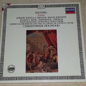 Handel – Esther Christopher Hogwood Decca 6.35686 2 LP Box EX