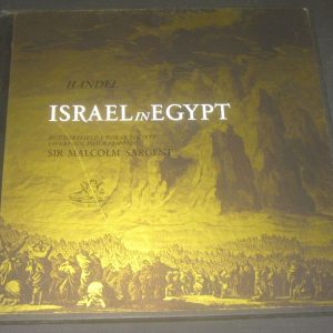 Handel Israel In Egypt Malcolm Sargent Angel 3550 B 2 LP Box USA 1957  EX