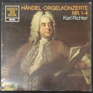Handel ‎- Organ Concertos Nos. 1 – 4  Richter  Decca SMD 1224 lp EX