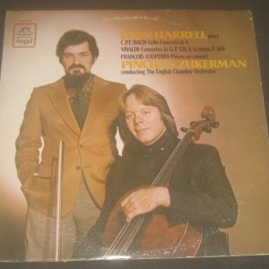 Harrell / Zukerman C.P.E. BACH / VIVALDI / COUPERIN Cello Concerto Angel LP
