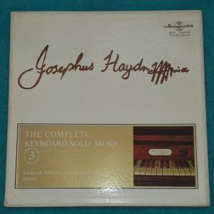 Haydn Keyboard sonatas  Szegedi Falvay Hungaroton SLPX 11800-02 3 LP Box EX