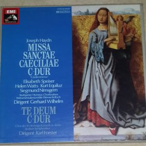 Haydn ‎– Missa Sanctae Caeciliae  Gerhard Wilhelm HMV EMI 1 C 155-29 058/59 2 LP