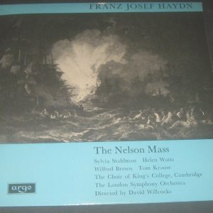 Haydn – Nelson Mass Stahlman / Watts / Brown / Willcocks  Argo ZRG 5325 LP EX