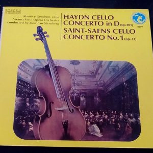 Haydn / Saint-Saens Cello Concertos Gendron / Sternberg Olympic OL 8109 lp EX