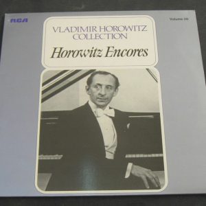 Horowitz Encores – Bizet , Moussorgsky , Bach , Mozart etc RCA VH 20 lp