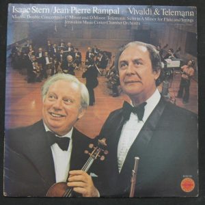 Isaac Stern /Jean-Pierre Rampal Play Vivaldi & Telemann Columbia lp