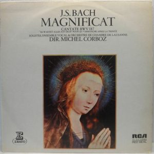 J. S. BACH – Magnificat Cantate BWV 187 LP Lausanne Chamber / Michel Corboz RCA