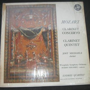 JORST MICHAELS Mozart Clarinet Concerto / Quintet , Endres Quartett Vox lp