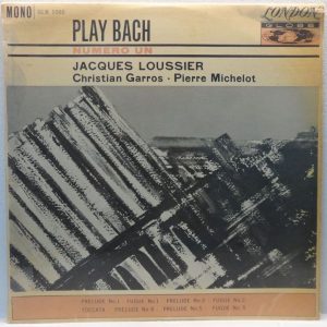 Jacques Loussier / Christian Garros / Pierre Michelot ‎ – Play Bach No. 1 LP