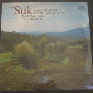 Josef Suk ‎– Piano Quartet String Quartet No. 2 Pavel Stefan Supraphon LP EX