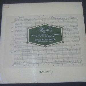 KLEMPERER – Mozart : Symphonies No. 25 & 40 Columbia 33JCX 1457 lp