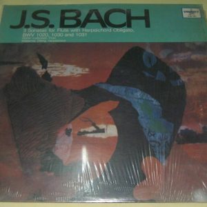 LUDZUWEIT / DOLING BACH 3 Sonatas For Flute With Harpsichrod SUMMIT SUM -1093 lp