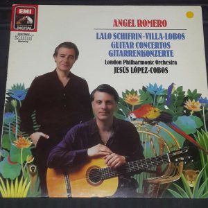 Lalo Schifrin / Villa-Lobos : Guitar Concertos Romero / Lopez-Cobos EMI LP EX