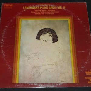 Landowska – Bach – Harpsichord RCA VIC-1634 USA 1971 LP EX