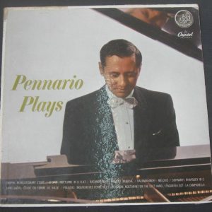 Leonard Pennario Plays Chopin Rachmaninoff Dohanyi Etc Capitol P 8469 USA lp