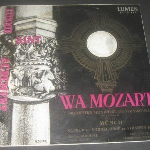Lumen LD 3 116 Mozart Litaniae De Venerabili M?nch LP RARE