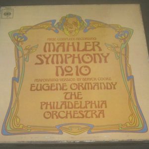 MAHLER – SYMPHONY NO. 10 ORMANDY CBS 72408/9 2 LP BOX