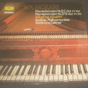 MOZART – PIANO CONCERTOS No. 8 / 27 Kempff / Leitner DGG 2535 183 LP EX