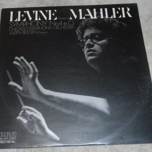 Mahler Symphony No. 4 Levine Blegen Magad ‎ RCA ARL1-0895 lp EX