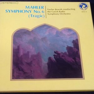 Mahler Symphony No. 6 Tragic Jiracek Olympic 8101/2 2 LP Box EX