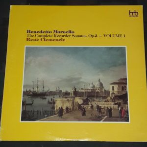 Marcello complete Recorder Sonates Clemencic HNH Records ‎- HNH4083 lp EX