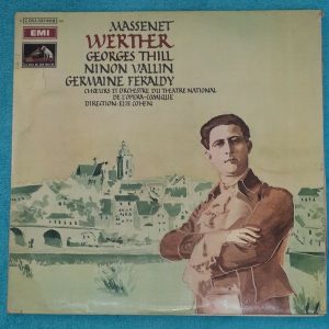 Massenet ‎– Werther Thill , Vallin , Elie Cohen HMV 2 C053-10746/8 3 LP EX